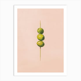 Olives On A Stick Art Print