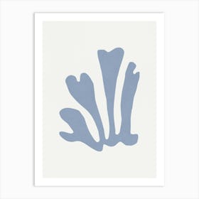 Abstract Plant- Bl02 Art Print