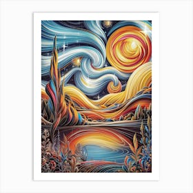 Starry Night 12 Art Print