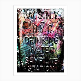 NYC Drinking Water Art Print