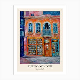 Instanbul Book Nook Bookshop 2 Poster Art Print