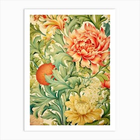 Floral Wallpaper 31 Art Print