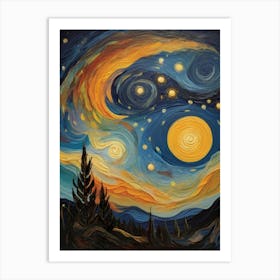 Starry Night 98 Art Print