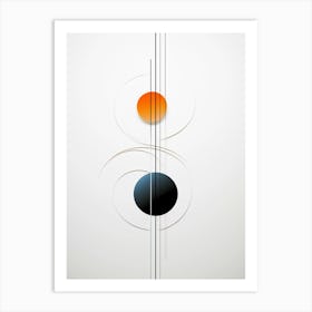 minimal planets Art Print