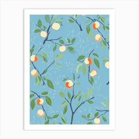 Plums Illustration 2 Art Print