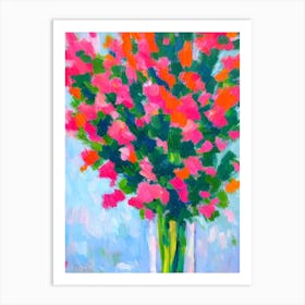 Wild Blooms Matisse Inspired Flower Art Print