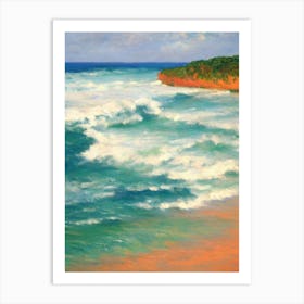 Bathsheba Beach Barbados Monet Style Art Print