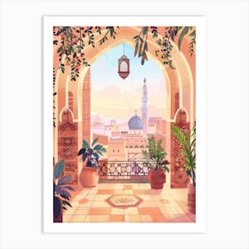 Arabic Mediterranean Interior Art Print