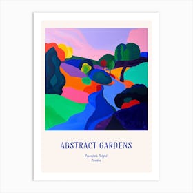 Colourful Gardens Rosendals Trdgrd Sweden 4 Blue Poster Art Print