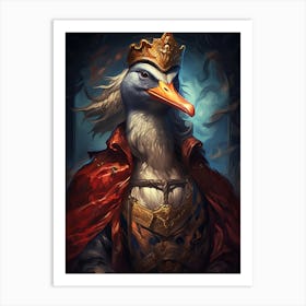 King Of Ducks 1 Art Print