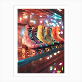 Roller Skate Disco Art Print