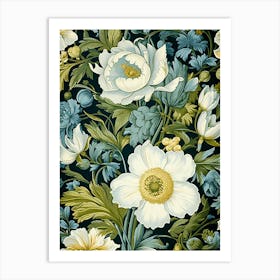 Floral Wallpaper 226 Art Print