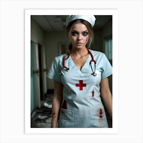 Can't Sleep?...Call The Night Nurse~Reimagined 4 Art Print