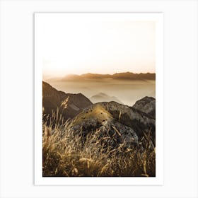 Mountain Sunrise Art Print