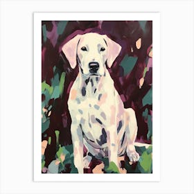 A Great Dane Dog Painting, Impressionist 4 Art Print