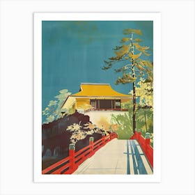 Hakone Open Air Museum Japan Mid Century Modern 3 Art Print