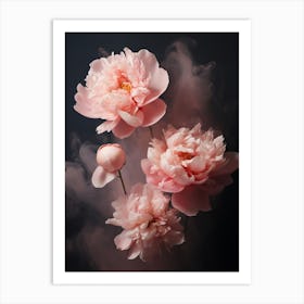 Flowers In Steam 2 Art Print