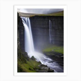 High Force Waterfall, United Kingdom Realistic Photograph (2) Art Print