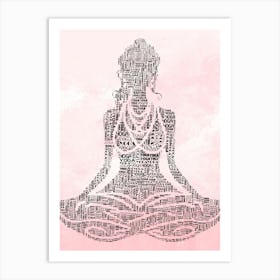 Yoga Pose Canvas Print Art Print