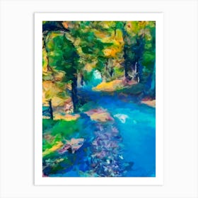 A Path To The Forest Art Print