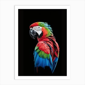 Colorful Parrot 1 Art Print