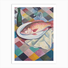 Tilapia Still Life Painting Art Print