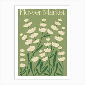 Flower Market Art Print