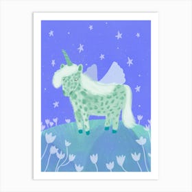 Unicorn Pony Art Print