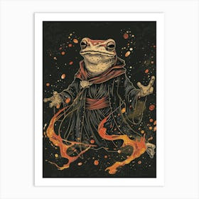 Frog Wizard 2 Art Print