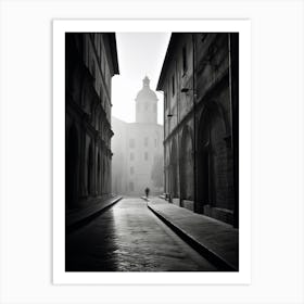 Urbino, Italy,  Black And White Analogue Photography  1 Art Print