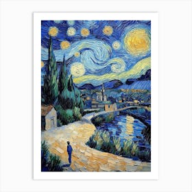 Starry Night 1 Art Print