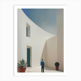 White Walls Art Print