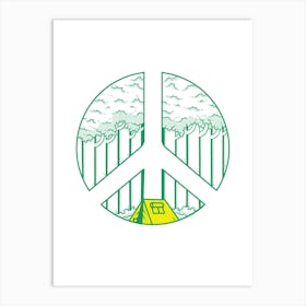 Peace Nature Art Print