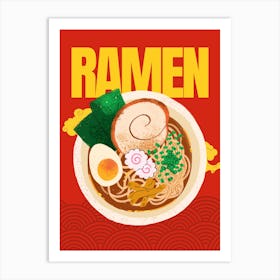 Ramen All-Day Art Print