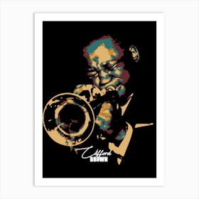 Clifford Brown American Jazz Trumpeter Poster