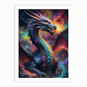 Colorful Dragon 1 Art Print