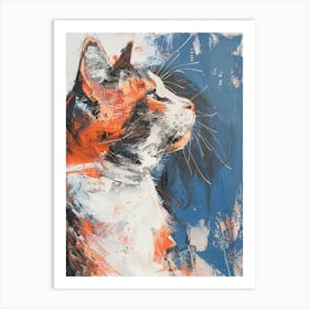 Cat In The Sky 4 Art Print