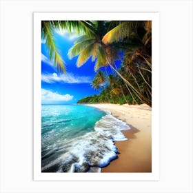 Beach Scene 1 Art Print