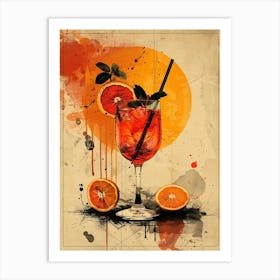 Cocktail In A Glass 1 Art Print