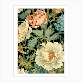 Floral Wallpaper 20 Art Print