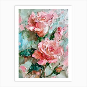 Pink Roses 13 Art Print