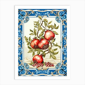 Pomegranate Illustration 6 Art Print