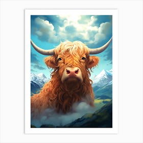 Highland Cow 2 Art Print