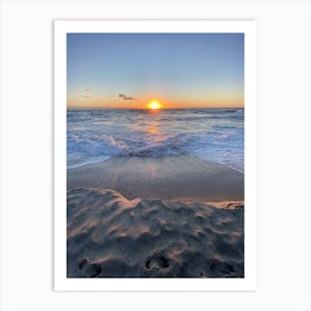 Sunset In La Jolla California Art Print