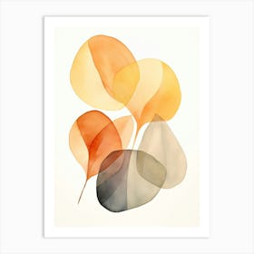 Abstract Botanical Art 3 Art Print