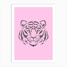 Tiger Head 1 Art Print