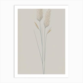 Psyllium Herb Simplicity 2 Art Print