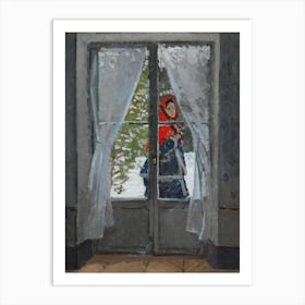 The Red Kerchief, Claude Monet Art Print