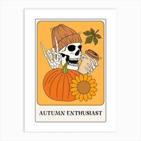 Autumn Enthusiast Tarot Art Print