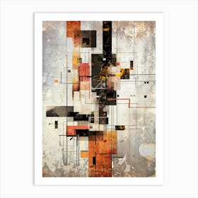 Poster Geometrical Abstraction Illustration Art 04 Art Print